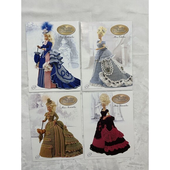 Annies Calendar Doll Society Victorian Lady Centennial Crochet Pattern Barbie - Picture 5 of 5